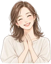 満足そうな様子